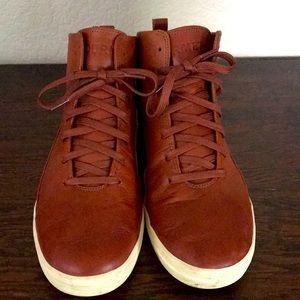 Gourmet NFN “Quattro L” Brown Leather Hi-Top Sz 12